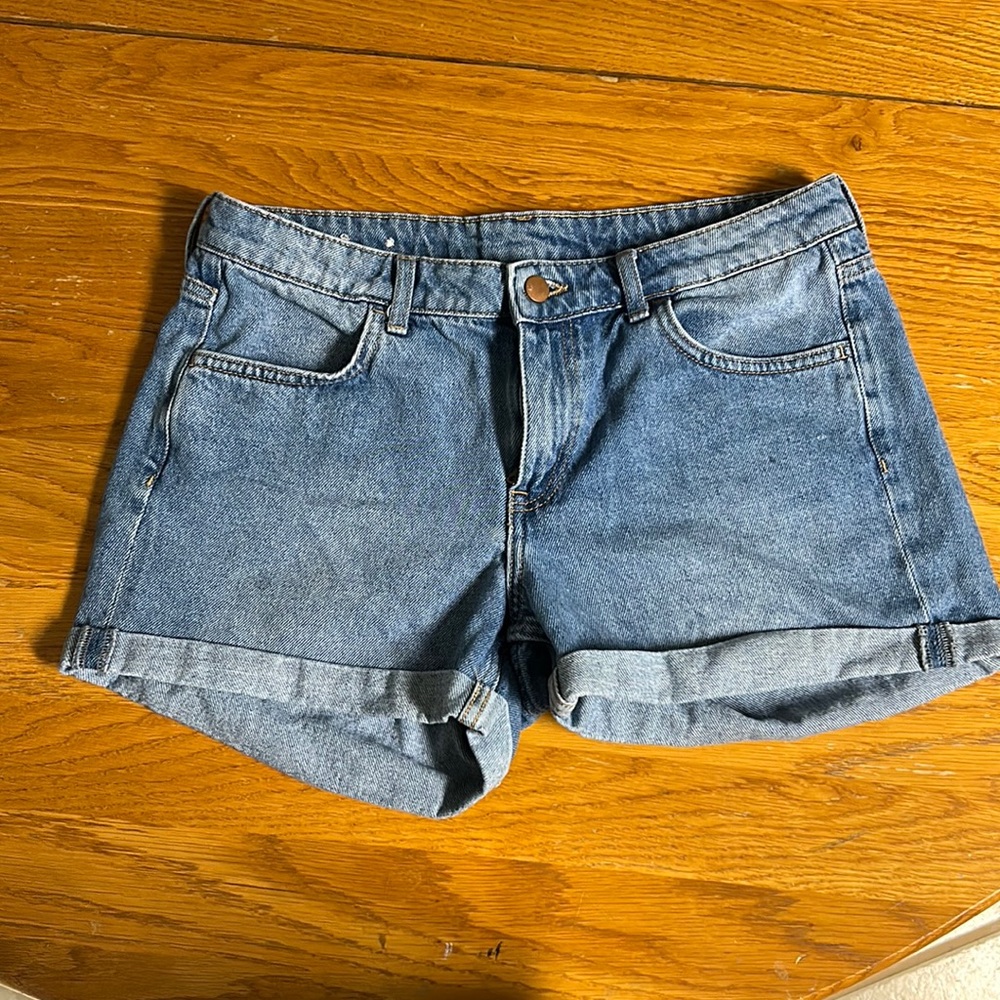 H&M High-Waisted Denim Shorts